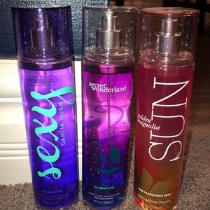 Lot of 2 BBW mist, SEXY DAHLIA has been SOLD.